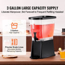 Beverage Dispenser, 3 Gallon Drink Dispenser for Parties, Plastic Juice Dispenser with Stand Spigot Lid, Iced Tea Lemonade Juice Water Dispenser, for Restaurants, Hotels, Parties-2