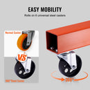 Hydraulic Engine Hoist with Lever, 2000KG Heavy-duty Cherry Picker Shop Crane, Foldable Engine Crane and Engine Hoist leveler for Auto Repair, Motors, Weights Lifting, Loading-5