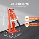 Hydraulic Engine Hoist with Lever, 2000KG Heavy-duty Cherry Picker Shop Crane, Foldable Engine Crane and Engine Hoist leveler for Auto Repair, Motors, Weights Lifting, Loading-6
