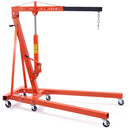 Hydraulic Engine Hoist with Lever, 2000KG Heavy-duty Cherry Picker Shop Crane, Foldable Engine Crane and Engine Hoist leveler for Auto Repair, Motors, Weights Lifting, Loading-9