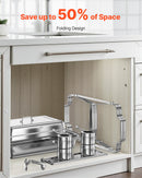 VEVOR 8 Qt 6 Pack Rectangle Chafing Dish Buffet Set Fullsize Pan Stainless Steel-6