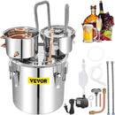 VEVOR Moonshine Still Water Alcohol Distiller 50L w/Thumper Keg & Water Pump-1