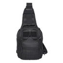 Tactical Sling Bag 10L Military Rover Shoulder Sling Backpack Black-1