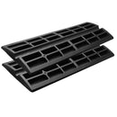 Curb Ramp, 2 Pack, 6.5 cm Rise, Rubber Driveway Ramps, Heavy Duty 15 tons Weight Capacity Threshold Ramp, Curbside Bridge Ramps for Loading Dock Garage Sidewalk, Expandable Full Ramp Set-11
