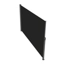 Retractable Side Awning, 160X300cm Aluminum Outdoor Privacy Screen, 280g Polyester Water-proof Retractable Patio Screen, UV 30+ Room Divider Wind Screen for Patio, Backyard, Balcony, Black-1
