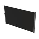 Retractable Side Awning, 160X300cm Aluminum Outdoor Privacy Screen, 280g Polyester Water-proof Retractable Patio Screen, UV 30+ Room Divider Wind Screen for Patio, Backyard, Balcony, Black-10