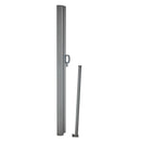 Retractable Side Awning,160X300cm Aluminum Outdoor Privacy Screen, 280g Polyester Water-proof Retractable Patio Screen, UV 30+ Room Divider Wind Screen for Patio, Backyard, Balcony, Beige-12