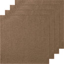 Carpet Tiles Peel and Stick, Squares Self Adhesive Carpet Floor Tile, Soft Padded Carpet Tiles, Easy Install DIY for Bedroom Living Room Indoor Outdoor (10 Tiles, Dark Brown)-9