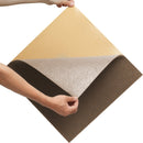 VEVOR Carpet Tiles Peel and Stick, Squares Self Adhesive Carpet Floor Tile, Soft Padded Carpet Tiles, Easy Install DIY for Bedroom Living Room Indoor Outdoor (10 Tiles, Dark Brown)-11