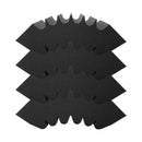 Acoustic Foam Panels 4 Pack 16.5 x 6.3 x 12 in Adhesive for Wall Ceiling-1