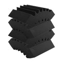Acoustic Foam Panels 4 Pack 16.5 x 6.3 x 12 in Adhesive for Wall Ceiling-12