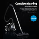 Devanti 2200W Bagless Vacuum Cleaner Black-2