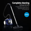 Devanti 2200W Bagless Vacuum Cleaner Blue-2