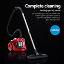 Devanti 2200W Bagless Vacuum Cleaner Red-2