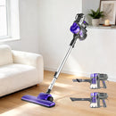 Devanti Stick Vacuum Cleaner Handheld Corded 450W Purple-1