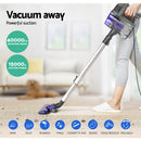 Devanti Stick Vacuum Cleaner Handheld Corded 450W Purple-2