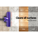 Devanti Stick Vacuum Cleaner Handheld Corded 450W Purple-3