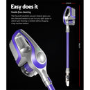 Devanti Stick Vacuum Cleaner Bagless Cordless 150W Purple-2