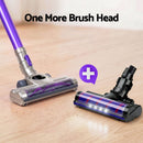 Devanti Stick Vacuum Cleaner Roller Brush Cordless 150W Purple-3