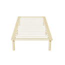 Artiss Bed Frame Single Size Wooden Base Mattress Platform Timber Pine AMBA-3