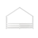 Artiss Bed Frame Wooden Kids Single House Frame White AMOS-3