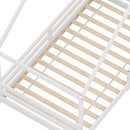Artiss Bed Frame Wooden Kids Single House Frame White AMOS-4