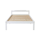 Artiss Bed Frame King Single Size Wooden White LEXI-3
