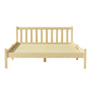 Artiss Bed Frame Double Size Wooden Oak SOFIE-4