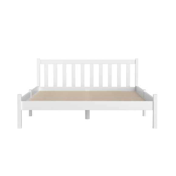 Artiss Double Full Size Wooden Bed Frame SOFIE Pine Timber Mattress Base Bedroom