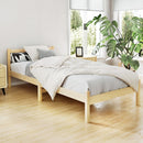 Artiss Bed Frame Single Size Wooden Oak SOFIE-1