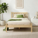 Artiss Bed Frame Single Size Wooden Oak SOFIE-8