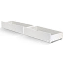 Artiss Set of 2 Bed Frame Storage Drawers Timber Trundle for Wooden Bed Frame Base White-1