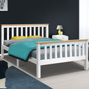 Artiss Double Full Size Wooden Bed Frame PONY Timber Mattress Base Bedroom Kids-7
