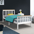 Artiss Single Wooden Bed Frame Bedroom Furniture Kids-7