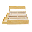 Artiss Bed Frame Double Size with Charging Ports and 2 Drawers AURA-4