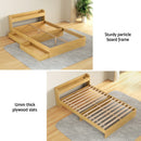 Artiss Bed Frame Double Size with Charging Ports and 2 Drawers AURA-7