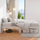 Artiss Bed Frame King Single Size Wooden Mattress Base Timber Platform JADE-6