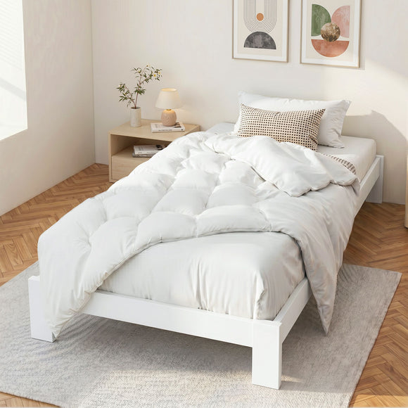 Artiss Bed Frame Single Wooden Bed Base Frame Size JADE Timber Mattress Platform