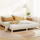 Artiss Bed Frame King Size Wooden Base Mattress Platform Timber Pine KALAM-7