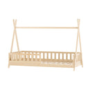 Artiss Bed Frame Wooden Kids House Frames Oak PUAH-7