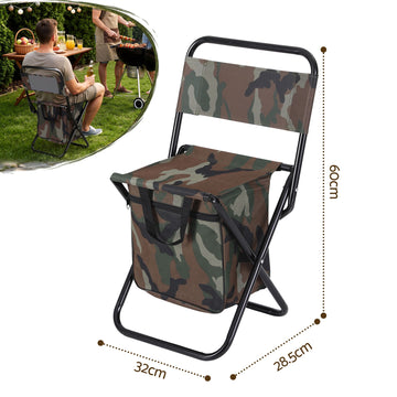 Weisshorn Camping Chair Storage Bag Foldable 600D Oxford Iron Camo 60CM - 0