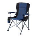 Weisshorn Camping Chair Folding Outdoor Portable Seat Lightweight Beach Picnic Fishing Capacity 120KG Navy Blue-2