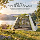 Weisshorn Inflatable Mesh Gazebo Tent, Air-Frame with Extendable Canopy-2