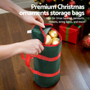 Jingle Jollys Christmas Baubles Storage Bag Xmas Ornaments Bag Container Green-5