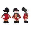 Jingle Jollys Christmas Snowman Ornament 40-56cm Telescopic Tabletop Decoration Doll, Adjustable Length For Tabletop, Window, Mantel, Indoor Holiday Decor-1