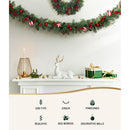 Jingle Jollys 2.7m Christmas Garland with Decorations Xmas Wedding Party-3