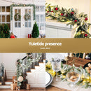 Jingle Jollys 3M Christmas Garland Pre-lit LED Lights Snow Frosted Tips Decor-5