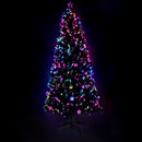 Jingle Jollys 1.8m Christmas Tree Optic Fibre LED Xmas tree Multi Colour-1