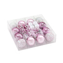 Jingle Jollys 33pcs Christmas Tree Decorations Set Baubles Ornaments Party Pink-1