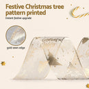 Jingle Jollys 20M Christmas Ribbon Roll Bow Printed Xmas Tree Decor Gift Gold-4